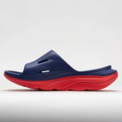 HOKA Ora Slide 3 Unisex Bellwether Blue/Red Alert -Hoka Shoes Sales 570614 1